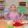 Colorations® Decorate Your Own Seasonal Paper Shapes Kit - Hearts, Shamrocks & Eggs (Set of 72)