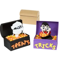 Colorations® Decorate Your Own Papier-Mache Treasure Chests - Set of 12