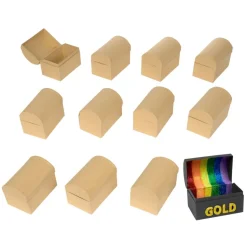 Colorations® Decorate Your Own Papier-Mache Treasure Chests - Set of 12