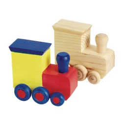 Colorations® Decorate Your Own Wooden Trains - Set of 12
