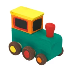 Colorations® Decorate Your Own Wooden Trains - Set of 12