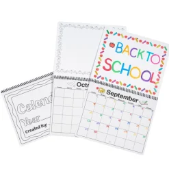 Colorations® Decorate Your Own Calendar- Set of 12