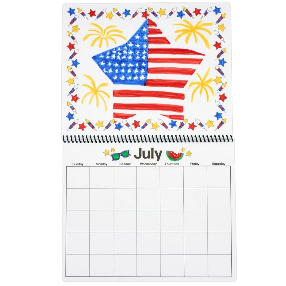 Colorations® Decorate Your Own Calendar- Set of 12