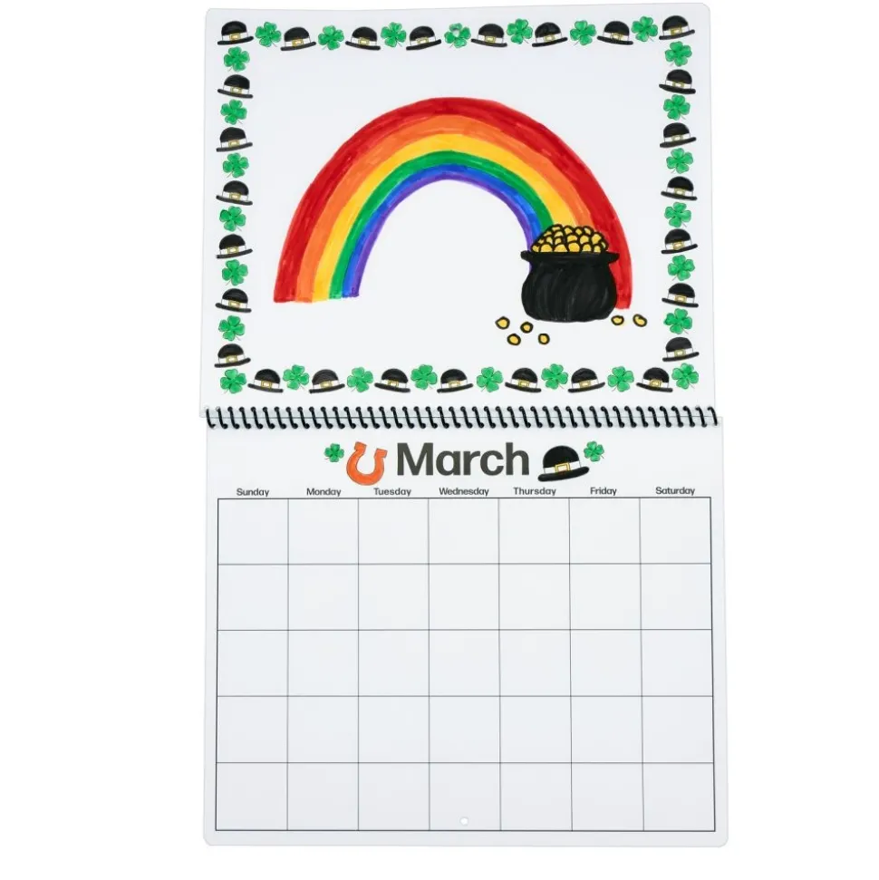 Colorations® Decorate Your Own Calendar- Set of 12