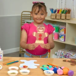Colorations® Decorate Your Own Paper Gingerbread People - Set of 24