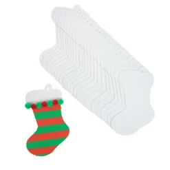 Colorations® Decorate Your Own Paper Stockings - Set of 24