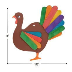 Colorations® Decorate Your Own Paper Turkeys - Set of 24