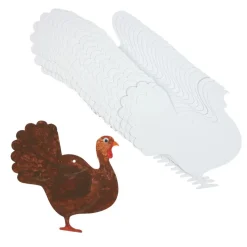Colorations® Decorate Your Own Paper Turkeys - Set of 24