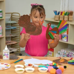 Colorations® Decorate Your Own Paper Turkeys - Set of 24