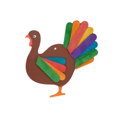 Colorations® Decorate Your Own Paper Turkeys - Set of 24