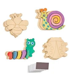 Colorations® Decorate Your Own Garden Friends Magnets