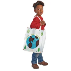 Colorations® Decorate Your Own Shopping Tote - Set of 12