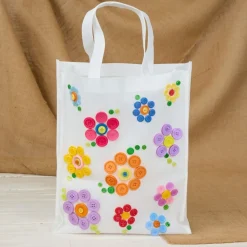 Colorations® Decorate Your Own Shopping Tote - Set of 12