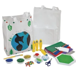 Colorations® Decorate Your Own Shopping Tote - Set of 12