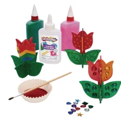 Colorations® Decorate Your Own 3D Wooden Tulip - Set of 12