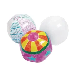 Colorations® Decorate Your Own Beach Ball - Set of 12