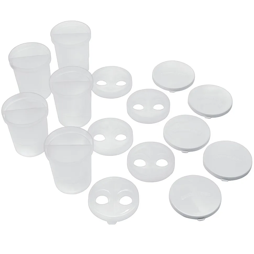 Colorations® Double-Dip Divided Paint Cups Set of 5