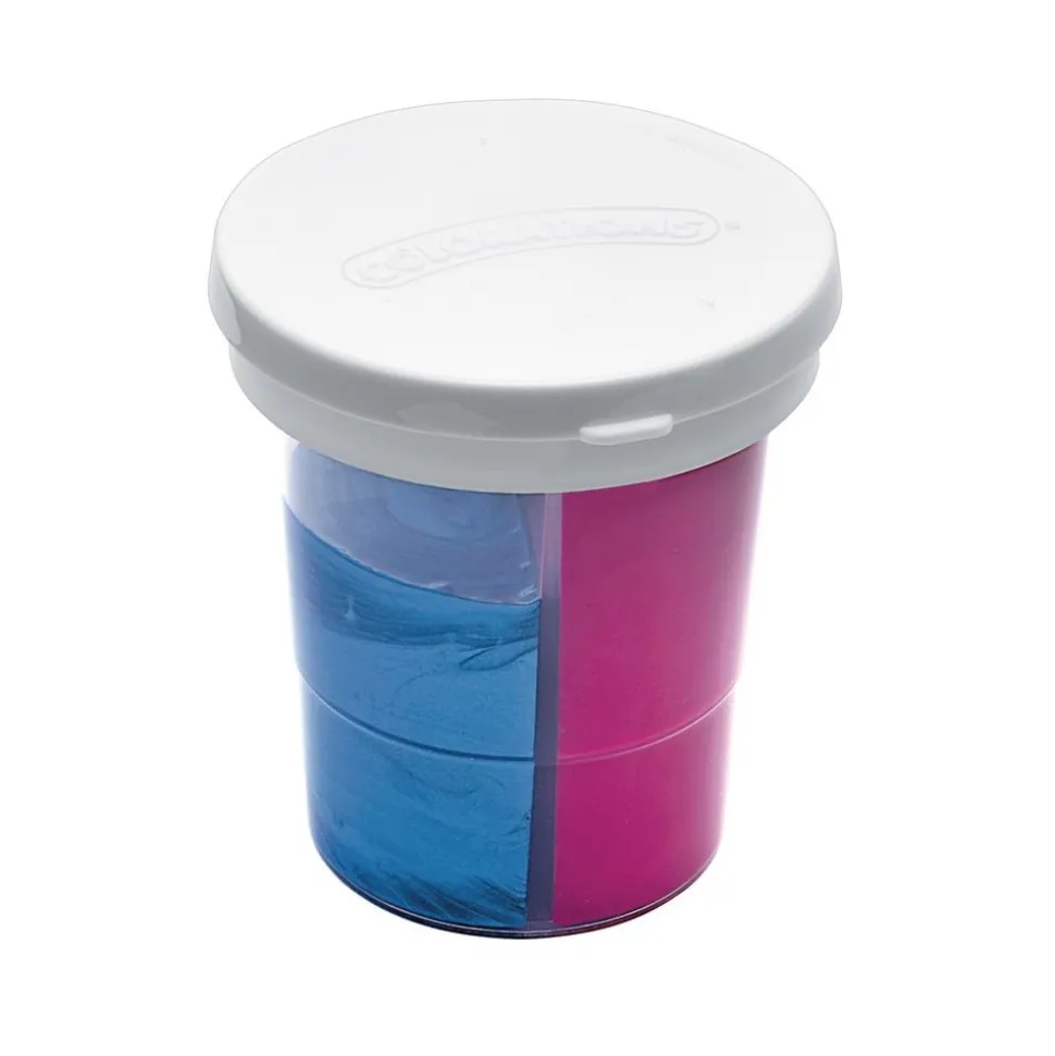 Colorations® Double-Dip Divided Paint Cups Set of 5