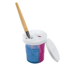 Colorations® Double-Dip Divided Paint Cups Set of 5