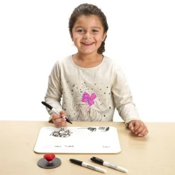 Colorations® Dry Erase Markers - Black Fine Tip - Set of 36