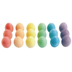 Colorations® DustLite™ Chunky Chalk Eggs - Set of 18