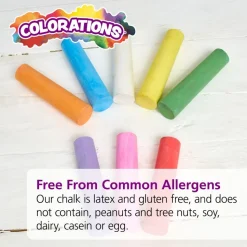 Colorations® DustLite™ Washable Sidewalk Chalk - 20 Pieces