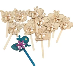 Colorations® DYO Garden Windmills - Set of 12