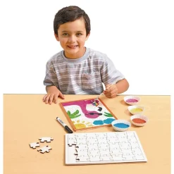Colorations® DYO Wood Puzzle - Set of 12