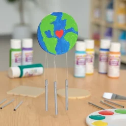 Colorations® Earth Day Wind Chime Creations - Makes 12 Craft Kits