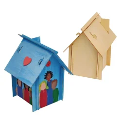 Colorations® Easy Build House - Set of 6