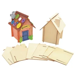 Colorations® Easy Build House - Set of 6