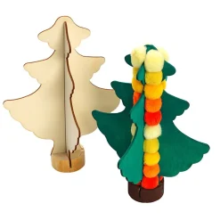Colorations® Easy Build Wooden Tree - Set of 12