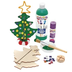 Colorations® Easy Build Wooden Tree - Set of 12