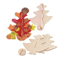 Colorations® Easy Build Wooden Tree - Set of 12