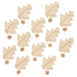 Colorations® Easy Build Wooden Tree - Set of 12