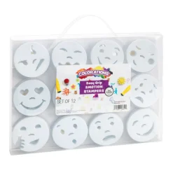 Colorations® Easy-Grip Emotion Stampers - Set of 12