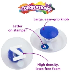 Colorations® Easy-Grip Stampers, Lowercase Alphabet - Set of 26