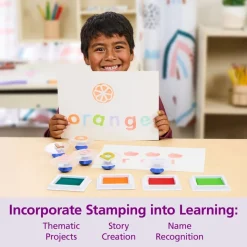 Colorations® Easy-Grip Stampers, Lowercase Alphabet - Set of 26