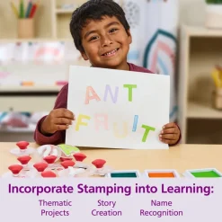 Colorations® Easy-Grip Stampers, Uppercase Alphabet - Set of 26