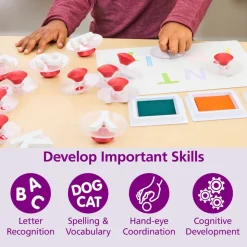 Colorations® Easy-Grip Stampers, Uppercase Alphabet - Set of 26