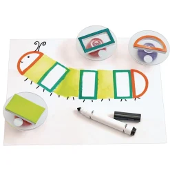Colorations® Easy-Grip Stampers, Shapes - Set of 14