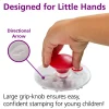 Colorations® Easy-Grip Stampers, Animals - Set of 14