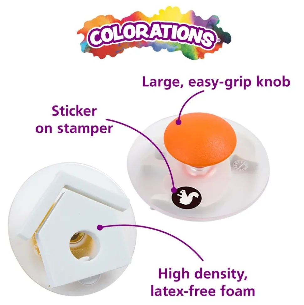 Colorations® Easy-Grip Stampers, Seasonal - Set of 14