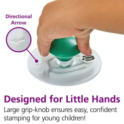 Colorations® Easy-Grip Stampers, Fruit & Vegetable - Set of 14