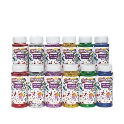 Colorations® Easy Shake Glitter - Set of 12, ea 3.5oz