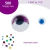 Colorations® Easy Storage Wiggly Eye Pack - Value Pack 500 Pieces