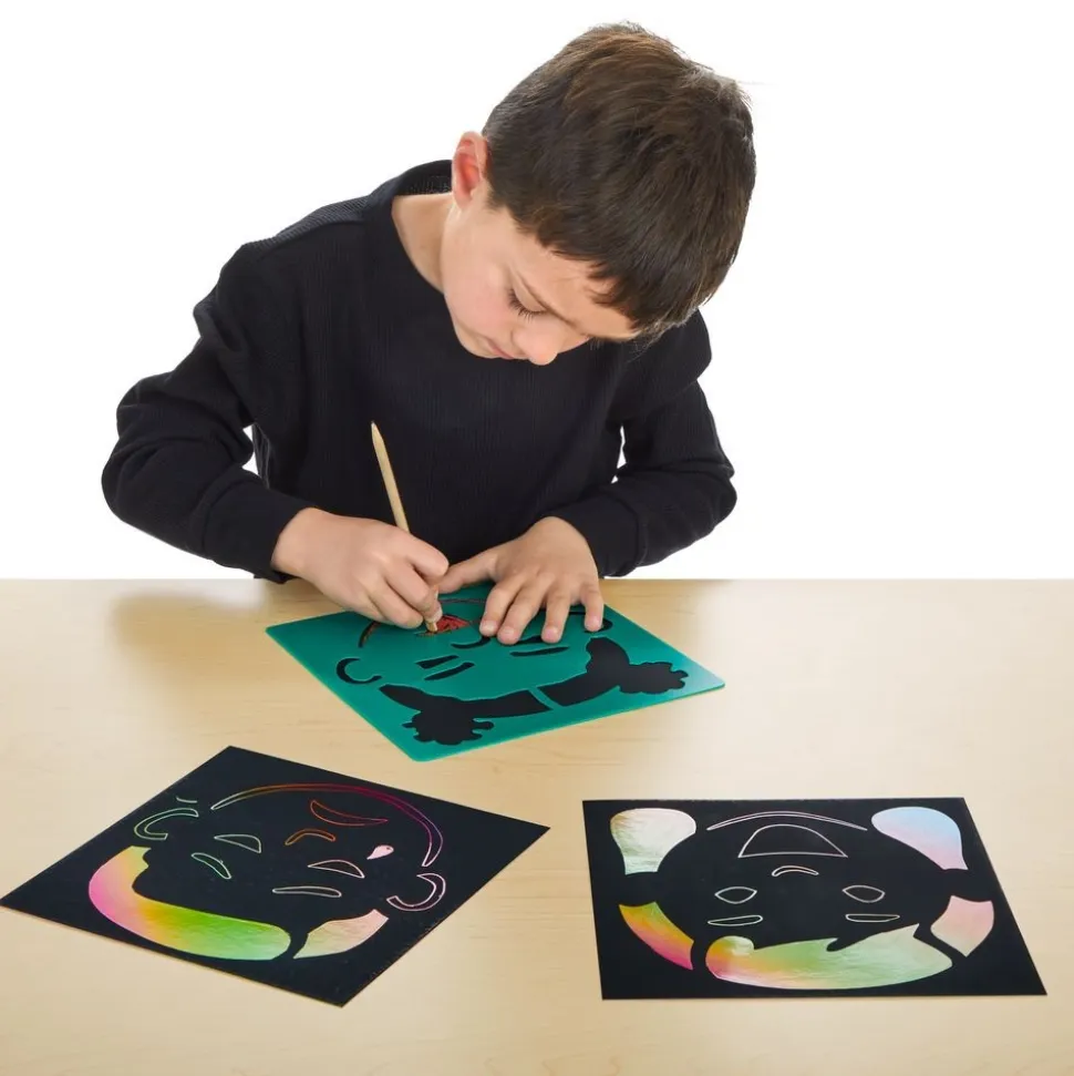 Colorations® Emotions Scratch Art Kit