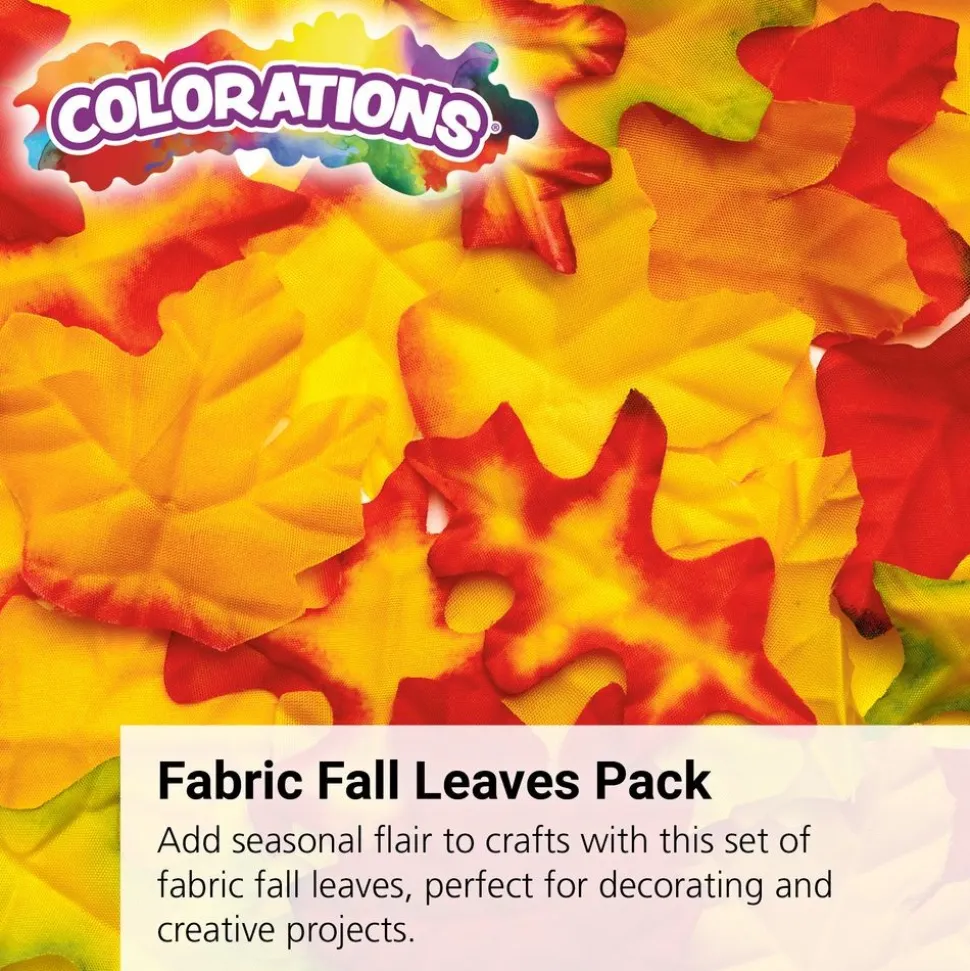 Colorations® Fabric Fall Leaves - 200 Pieces