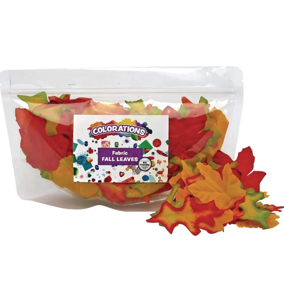 Colorations® Fabric Fall Leaves - 200 Pieces