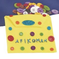 Colorations® Faith Based Afikoman Pouch Craft Kit - Makes 50 Crafts